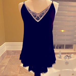 New Black Candies Tank Top with embellishments